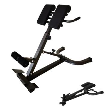 Imagem de ComMax Hyperextension — Banco de extensão de cadeira romana, dobrável, máquina de fitness para academia, cintura ajustável, máquina de encosto abdominal