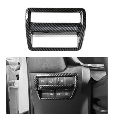 Imagem de Acabamento da tampa do painel do interruptor do console lateral compatível com Toyota Land Cruiser 2024 2025 250 1958 Prado LC250 J250, iluminação lateral do painel, acessórios interiores de