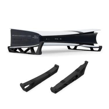 Imagem de Glistco Patins - Suporte horizontal para PS5 Pro compatível com disco e edição digital (preto)