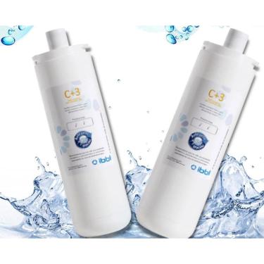 Imagem de Kit 2 Refil C+3 Filtro Ibbl Purificadores Girou Trocou Fácil