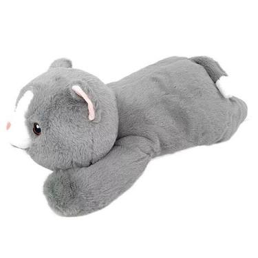 Imagem de Pelucia Gato Deitado 50CM Cinza - Caatoys