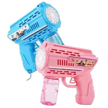 Imagem de bolha de sabão máquina automática de bolhas, brinquedos portáteis para crianças(Cor Aleatória)