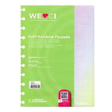 Imagem de Refil pautado 120g rainbow caderno inteligente