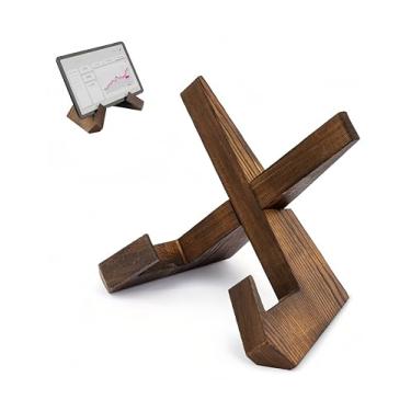 Imagem de bepisof 1 estante ajustável de madeira para cozinha, prateleira dobrável de cozinha estilo country, adequada para bancadas de cozinha/prateleiras de mesa rurais para chefs domésticos (marrom)