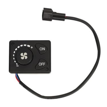 Imagem de DC12V 24V interruptor do botão do interruptor 3 pinos do botão do calefator do controlador do estacionamento do calefator interruptor para o projeto durável material do ABS do