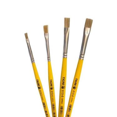 Imagem de Kit Com 4 Pincéis Tigre 815 ( Linha Amarela )