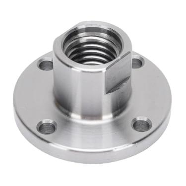 Imagem de Eujgoov 4 Madeira Torno Faceplate, Woodtorneamento Torno Liga Aço Face Plate, 1x8TPI Spindle Thread, 4 Furos de Parafuso, 30mm Comprimento, 52mm Largura, para Small Bowl Turning