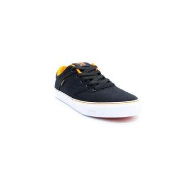 Imagem de Tênis Masculino Freeday Flip Eco - Preto/laranja-Masculino