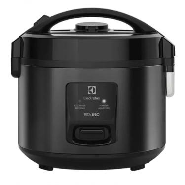 Imagem de Panela De Arroz 2l Electrolux 350W Faz 6 Xicaras Ellegance Black 220V