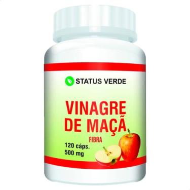 Imagem de Vinagre De Maçã 500mg 120 Cápsulas Status Verde, Sem sabor
