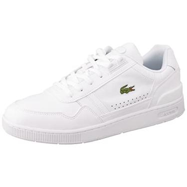 Imagem de Lacoste Tênis masculino Lerond Pro Baseline de couro, Wht, 38