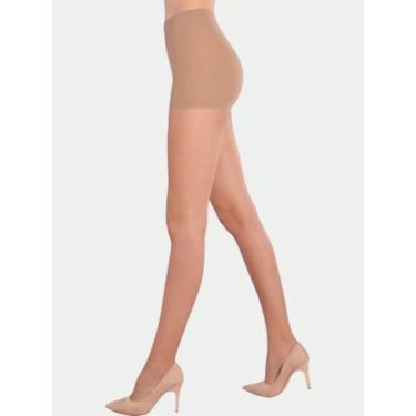 Imagem de Meia Calça Feminina Selene Fio 40 Opaca Elastano 9650, Pó de arroz, M