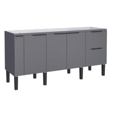 Imagem de Gabinete / Balcão CIS de Cozinha em MDF / MDP para Pia de 1.80m 4 Port