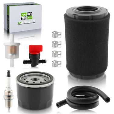 Imagem de partszen Kit de linha de combustível para filtro de ar 594201 para trator Z-Trak da série John Deere 100 para Husqvarna YTA18542 YTA22V46 Z246 Z254 17,5 19,5 20 21 HP 796031 591334