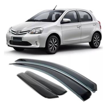 Imagem de Jogo Calha De Chuva Defletor De Sol Toyota Etios Sedan 4p