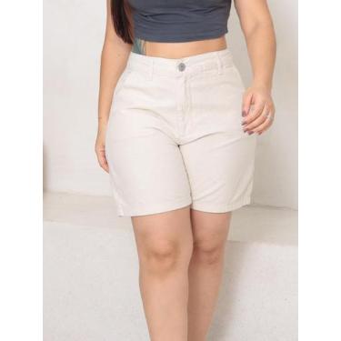 Imagem de Shorts bermuda jeans molinho meia coxa sem lycra com bolsos super na m