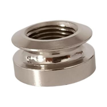 Imagem de Colaxi Captador de guitarra, pino de cauda, conector de guitarra, acessório de pino de extremidade, rosca redonda 3/8-32, para violões acústicos, Prata