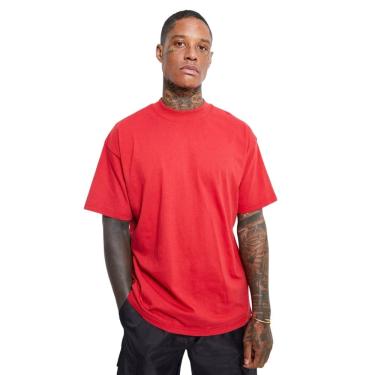 Imagem de Camisa Oversized Gola Alta Vermelha Streetwear