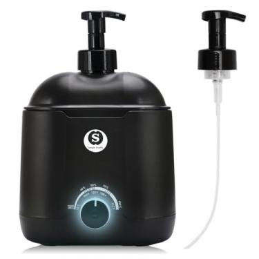 Imagem de Máquina de espuma quente SANGLE SOPFFY, aquecedor de creme de barbear para homens 800 ml, dispensador de creme de barbear aquecido de grande capacidade para salão de beleza, spa com 2 bombas, presente