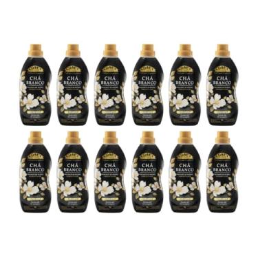 Imagem de Caixa Fechada Amaciante Concentrado Coala Laundry Chá Branco | 12 Unidades de 1L | Rende 600 Lavagens