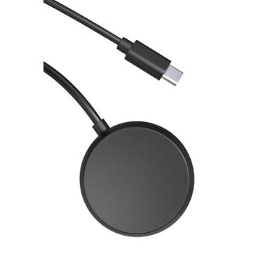 Imagem de Yaekea Cabo USB C para carregador Pixel Watch, cabo de carregamento tipo C de substituição de 3,3 m apenas para estação de carregamento Google Pixel Watch 1 Smartwatch (preto)