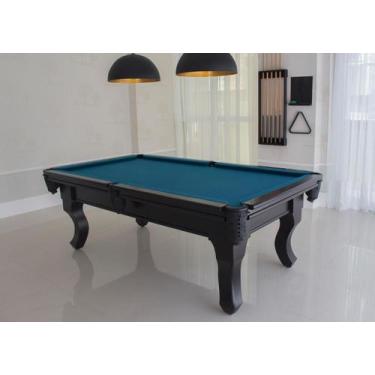 Imagem de Mesa de Sinuca - 2,34x1,34 - Nelson Bilhares, Azul petróleo