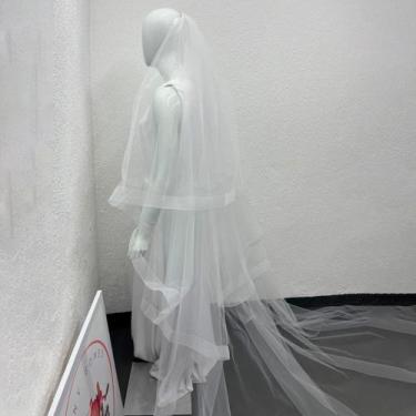 Imagem de Véu de Noiva Crinol Casamento Longo 2 Camadas V115 - Milly - O Shoppin