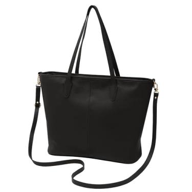 Imagem de Mariart Papaya Bolsa Feminina Shoulder Transversal de Couro Bovino Legítimo (Preta)