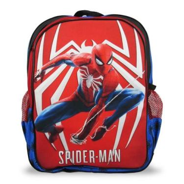 Imagem de Mochila Escolar Infantil Homem Aranha G Costas - SM, Preto