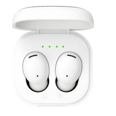 Imagem de C9 Pro Nilbas TWS Mini Fone De Ouvido Sem Fio Bluetooth 5.2 Touch Display LED TWS Resistente À Água IPX5 Compatível Com Celulares Tablets E Notebooks (Branco)