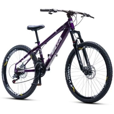 Imagem de Bicicleta Tipo Vikingx Vega Psico Aro 26 21 Vel Freio Disco Preto/amarelo