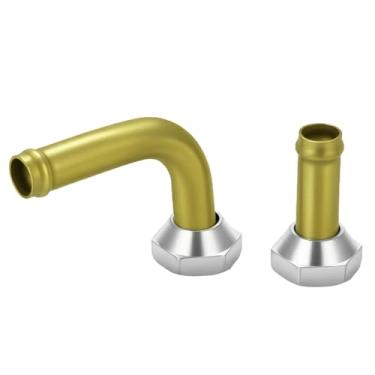 Imagem de Conector de tubo de óleo do refrigerador de transmissão compatível com Toyota Avalon 1995-1999, Toyota Camry 1994-1996, Lexus ES300 3.0L V6, 2 acessórios de linha de resfriamento de radiador (rosca