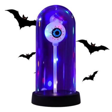 Imagem de Rrlihjgu Lâmpada de Halloween,Lâmpada De Olho - Decoração LED Estética Assustadora para Mesa Quarto Sala Casa Adultos Ambiente Festivo Iluminação