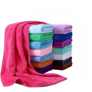 Imagem de Kit 10 Pano de Chão Grande de Microfibra 50x60cm(Colorido)