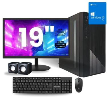 Imagem de Pc Computador Completo Intel I5 8Gb Ssd 240 Gb Monitor 19 - Cev