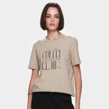 Imagem de Camiseta Colcci 1986 Club Feminina, Bege claro, G