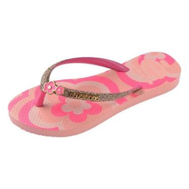 Imagem de Chinelo Havaianas Kids Slim Glitter II 2025.26, Rosa flux, 29/30