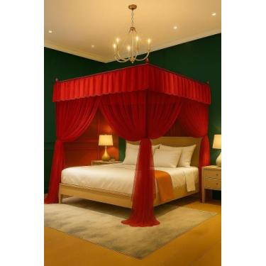 Imagem de Mosqueteiro Palácio Casal/Box/Queen Completo Com Armação Anti Mosquito