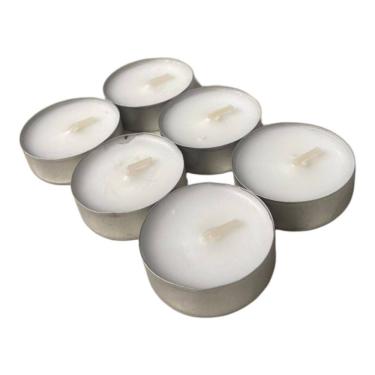 Imagem de Kit 6 Velas Rechaud Difusor Flutuante Foundue Branca 11gr