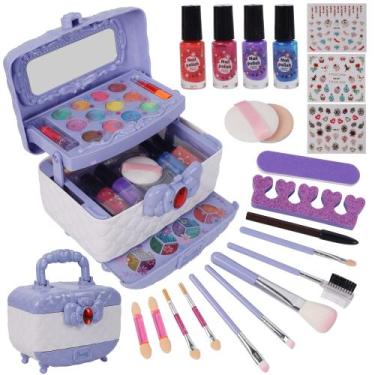 Imagem de Conjunto de brinquedos de maquiagem Sancodee 48 unidades para meninas 