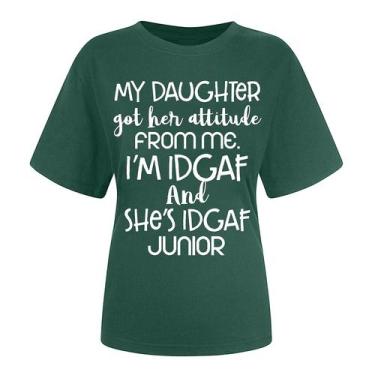 Imagem de Blusa feminina fashion divertida estampada casual solta ajuste plus si