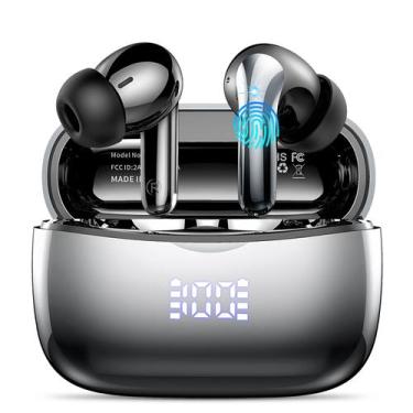 Imagem de Fones de ouvido sem fio Weurghy Graphite-Silver Bluetooth 5.3 IPX7