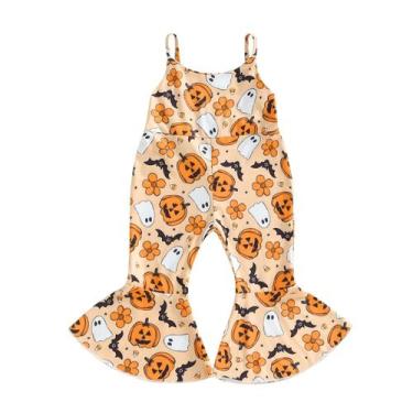 Imagem de Macacão Aifawile Kids Pumpkin Ghost Halloween 12-18M