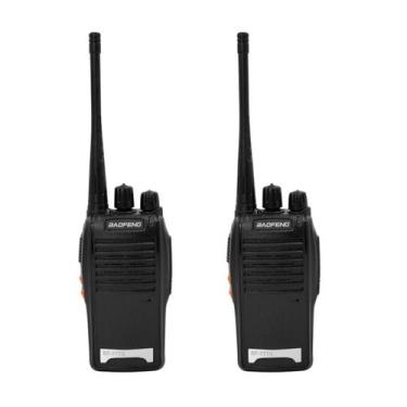 Imagem de Rádio Comunicador Profissional 16 Canais Kit 2 Uhf 6Km - Shopmix