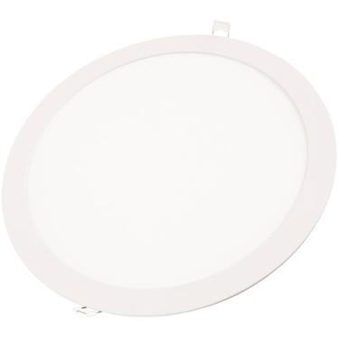 Imagem de Plafon LED Tramontina Redondo de Embutir 24 W 6500 K Luz Branca