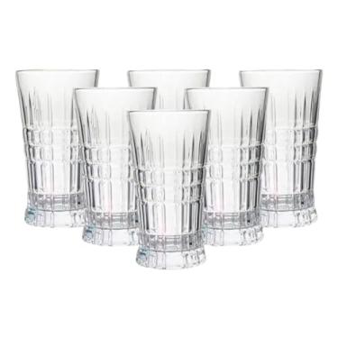 Imagem de JG 6 COPOS EM VIDRO 300 ML 14X8 CM
