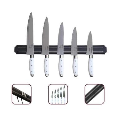 Imagem de Kit 5 Facas + Barra Magnética - SQ - Corte Carne