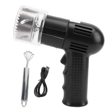 Imagem de Abridor de coco elétrico automático, máquina automática de aço inoxidável 304, abridor de coco portátil, ferramenta de corte de casca de coco para cocos jovens e velhos (preto)