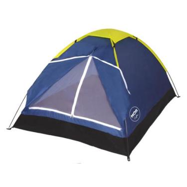 Imagem de Barraca camping 2 pessoas azul impermeável com bolsa mor