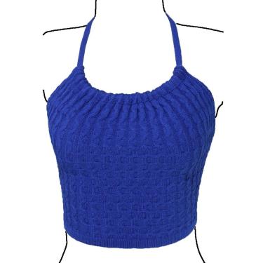 Imagem de Blusa Cropped Frente Única Top - Mod Trança-Feminino